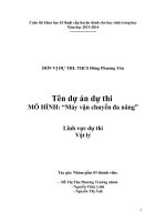 dự án mô hình máy vận chuyển đa năng