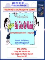 Slide tin học 11 bài 9 cấu trúc rẽ nhánh _Đ.T Hường