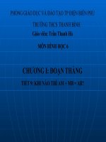 Slide tóan 6 bài khi nào AM +MB bằng AB _T.T Hà