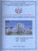 Thuyết minh đồ án bê tông 1