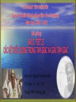 Slide tóan 9 CÁC HỆ THỨC LƯỢNG TRONG TAM GIÁC VÀ GIẢI TAM GIÁC _Quỳnh Hải