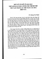 Một số vấn đề về giáo dục thế giới quan Mác - Lênin cho thế hệ trẻ Việt Nam trong xu thế toàn cầu hoá hiện nay