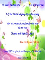 Slide văn 11 PHONG CÁCH NGÔN NGỮ CHÍNH LUẬN _Thị Thắm