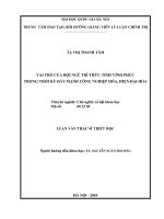 Vai trò của đội ngũ trí thức tỉnh Vĩnh Phúc trong thời kỳ đẩy mạnh công nghiệp hóa, hiện đại hóa