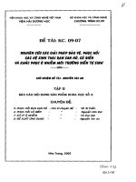 Nghiên cứu các giải pháp bảo vệ, phục hồi các hệ sinh thái san hô, cỏ biển và khắc phục ô nhiễm môi trường biển tự sinh