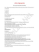 276 câu trắc nghiệm đường lối (đáp án)