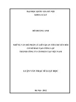 Những vấn đề pháp lý liên quan đến chuyển đổi cơ sở đào tạo công lập thành Công ty Cổ phần tại Việt Nam