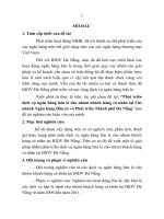 Phát triển dịch vụ ngân hàng bán lẻ cho nhóm khách hàng cá nhân tại chi nhánh ngân hàng đầu tư và phát triển Thành Phố Đà Nẵng