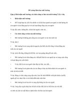 Đề cương khoa học môi trường