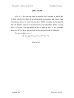 Khóa luận tốt nghiệp Nghiên cứu quá trình tạo màng BC từ chủng Gluconacetobacter ứng dụng làm bao bì bảo quản thực phẩm và thay thế túi nilông