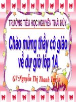 Bài giảng Phép cộng trong phạm vi 4 Toán 1