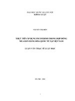 Thực tiễn áp dụng Incoterms trong Hợp đồng mua bán hàng hóa quốc tế tại Việt Nam