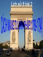 Bài giảng cách mạng tư sản pháp lịch sử 8