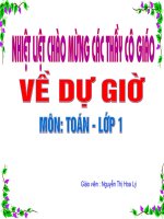 Bài giảng Mười một - Mười hai 11-12 Toán 1
