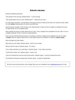 English Adverb clauses