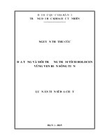 Địa tầng và môi trường trầm tích Holocen vùng ven biển sông Tiền