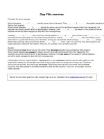 Tài liệu Gap fills exercise