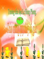 Bài giảng Môn học vần D-ĐLớp 1