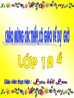 Bài giảng Môn học vần  Lớp 1 EO AO