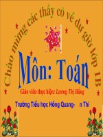 Bài giảng Phép trừ Dạng 17-7 Toán 1