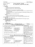 GIÁO ÁN ĐẠI SỐ 10 NÂNG CAO HKI TIẾT 1