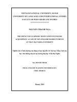 HE IMPACT OF LEARNERS’ MOTIVATION IN ENGLISH ACQUISITION: A CASE OF NON-ENGLISH MAJOR STUDENTS AT TRAN DAI NGHIA UNIVERSITY