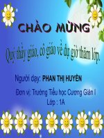 Bài giảng Độ dài đoạn thẳng Toán 1