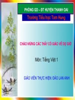 Bài giảng Môn học vần  Lớp 1 AU