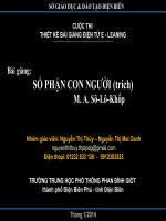 Slide văn 12 SỐ PHẬN CON NGƯỜI _thủy ft Oanh