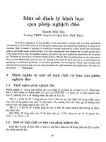 một số định lý hình học qua phép nghịch đảo