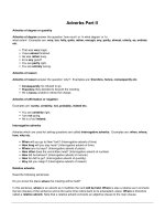 English Adverbs part II