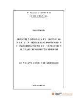 Luận văn thạc sĩ Hoàn thiện công tác xếp hạn tín dụng nội bộ đối khách hàng doanh nghiệp tại ngân hàng TMCP đầu tư và phát triển Việt Nam, chi nhánh Tỉnh Bình Định (full)