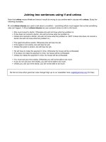 Joining two sentences using if and unless