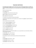 Incorrect verb forms