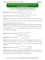 rèn kĩ năng giải hệ và hình oxy phần 1