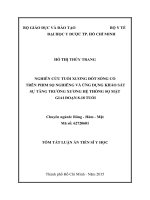 Nghiên cứu tuổi xương đốt sống cổ trên phim sọ nghiêng và ứng dụng khảo sát sự tăng trưởng xương hệ thống sọ mặt giai đoạn 8-18 tuổi