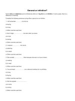 Gerund or infinitive