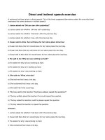 Direct and indirect speech exercise (4)