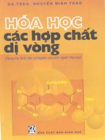 HÓA HỌC CÁC HỢP CHẤT DỊ VÒNG, DÙNG CHO SINH VIÊN VÀ NGHIÊN CỨU SINH NGÀNH HÓA HỌC
