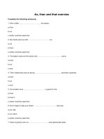 As than and that exercise