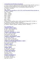 công thức chuyển đổi từ tính từ sang danh từ