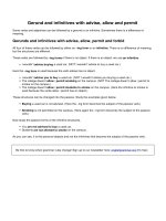 Gerund and infinitives with advise allow and permit