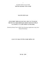 Giảm thiểu thời gian bắt đầu cho các ứng dụng truyền tải video định dạng MP4 sử dụng kỹ thuật lấy trước và cache thông tin header