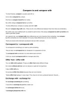 Compare to and compare with