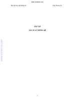 bài tập xác suất thống kê