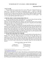 Báo cáo khoa học Về nguồn gốc từ u của âm O ɔ tiếng Việt hiện đại