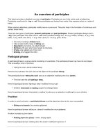 An overview of participles