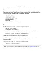 English: Do or would