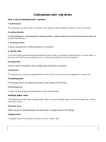 Collocations with  _ing forms