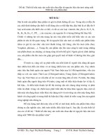 Đồ án Thiết kế nhà máy sản xuất sữa chua đặc từ nguyên liệu sữa tươi năng suất 7000 tấn sản phẩmnăm